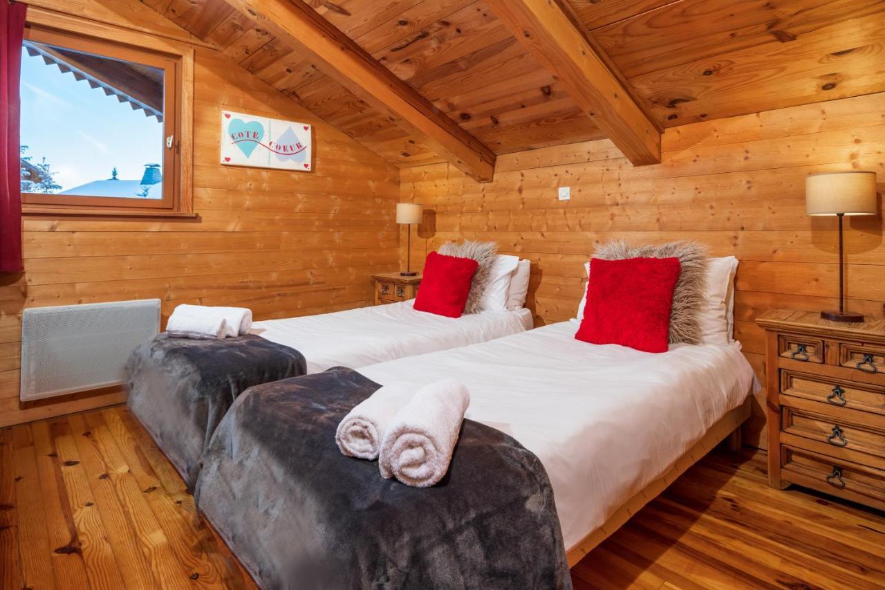 Chalet Cote Coeur, La Tania, With Outdoor Hot Tub And 7 Ensuite Rooms Екстер'єр фото